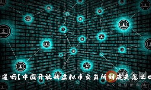 你知道吗?中国开放的虚拟币交易所到底是怎么回事?