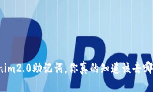 “tokenim2.0助记词,你真的知道该去哪找吗?”