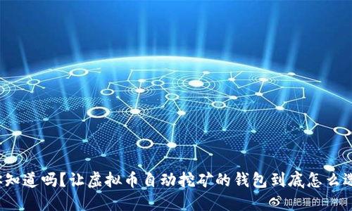 你知道吗？让虚拟币自动挖矿的钱包到底怎么选？