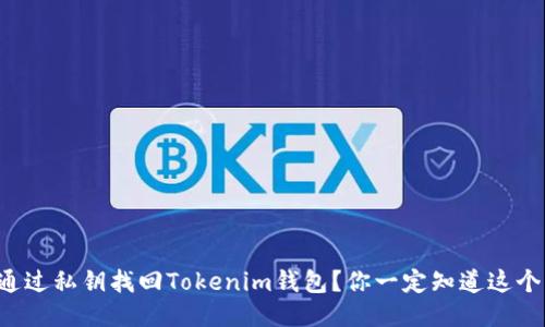 如何通过私钥找回Tokenim钱包？你一定知道这个方法！