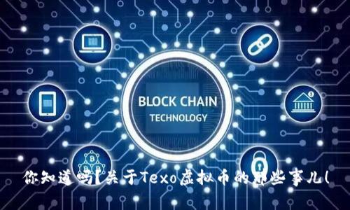 你知道吗?关于Texo虚拟币的那些事儿!