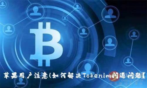 苹果用户注意！如何解决Tokenim闪退问题？