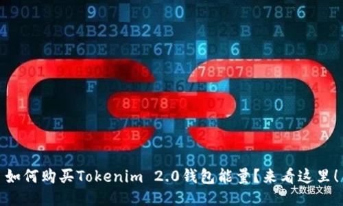 如何购买Tokenim 2.0钱包能量?来看这里!