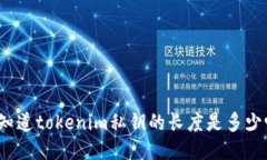 你知道tokenim私钥的长度是多少吗？