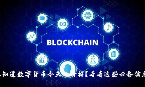想知道数字货币今天的价格？看看这些必备信息！