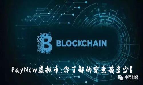 PayNow虚拟币：你了解的究竟有多少？